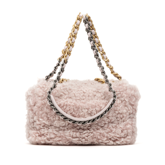 Chanel Rare Shearling 19 Classic Flap - Picture 2 of 11